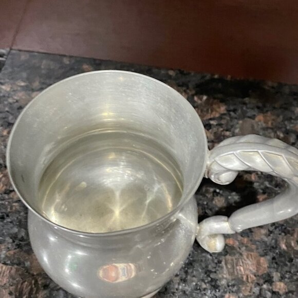 VINTAGE ENGLISH PEWTER MUG MADE IN ENGLAND - Picture 5 of 15